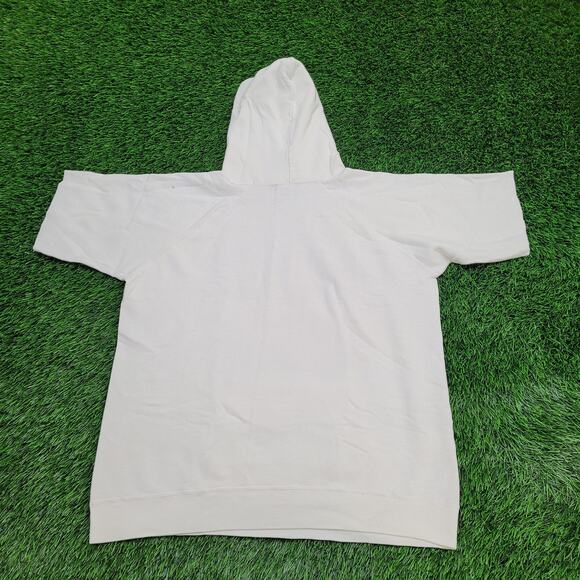 Vintage 80s Champion Hoodie Womens XL 22x24 White NCACC USA - Picture 2 of 16